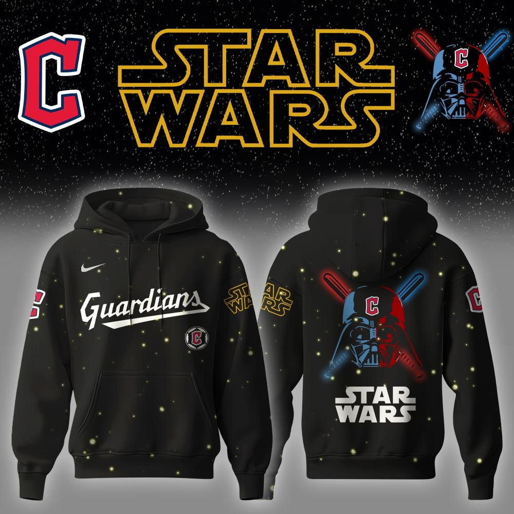 Cleveland Guardians X Star Wars Night Hoodie Baseball Fan Merch Best Gifts-1