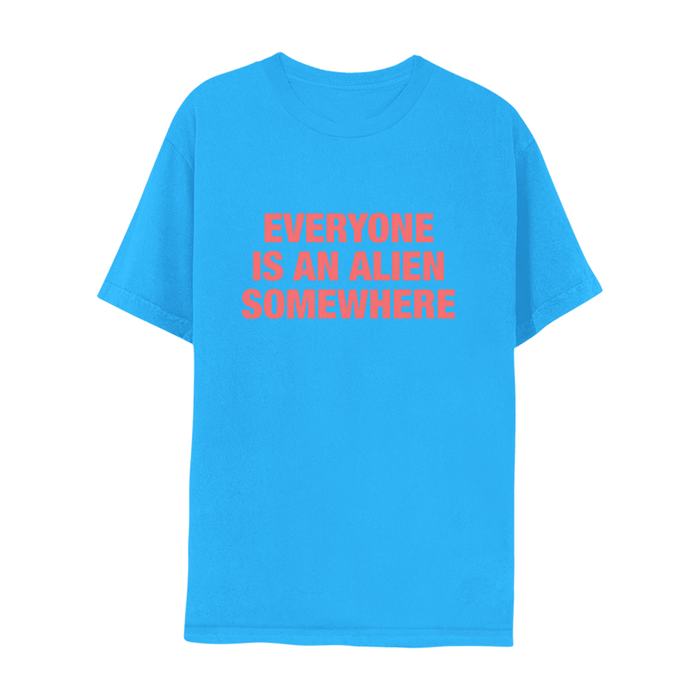 Coldplay Everyone Is An Alien Somewhere Shirt 2025 Blue Tee Gift Ideas For Music Fans Today-1