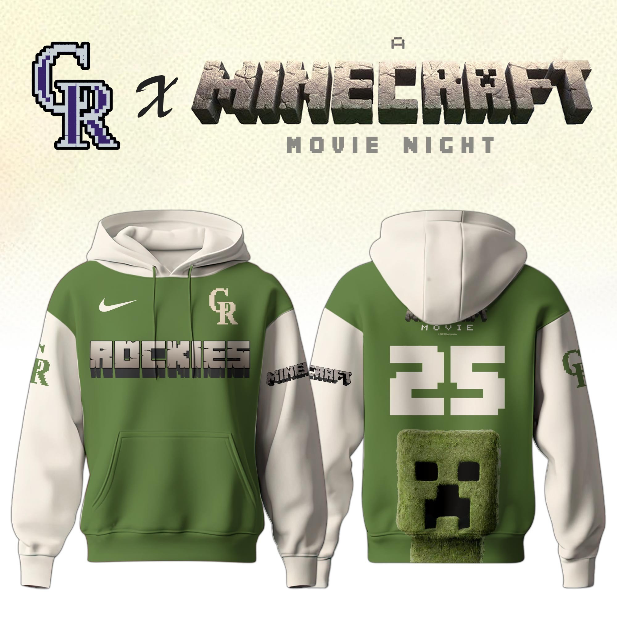 Colorado Rockies MLB x A MINECRAFT MOVIE Night Hoodie Unique Gifts Baseball Fans-1 Colorado Rockies MLB x A MINECRAFT MOVIE Night Hoodie Unique Gifts Baseball Fans-1