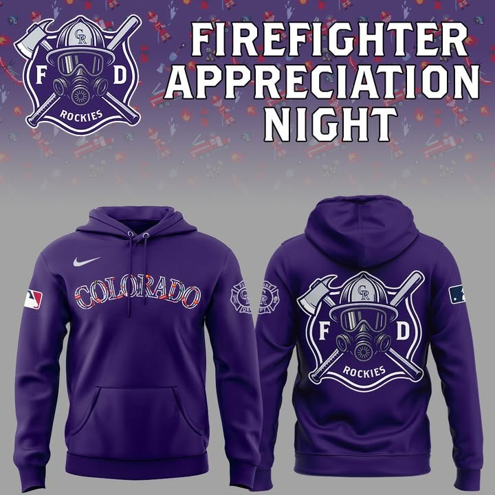 Colorado Rockies x Firefighter Appreciation Night Hoodie Fan Merch Gifts For Hockey Lovers-1