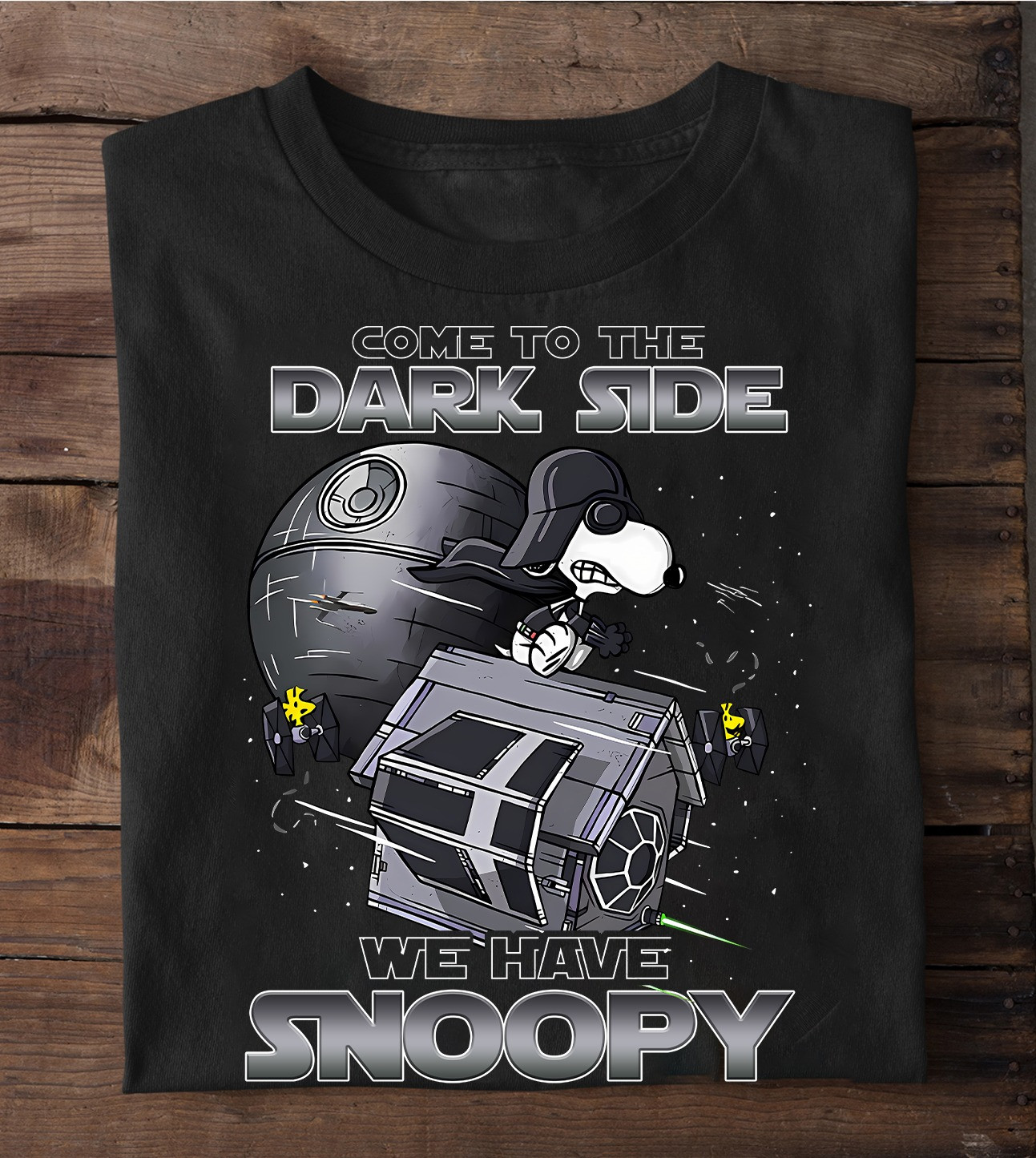 Come To Dark Size We Have Snoopy T-Shirt Cute Star Wars Fan Gifts For Snoopy Lovers-1