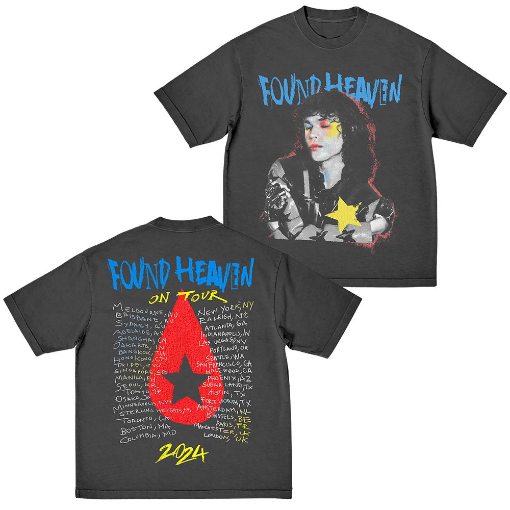 Conan Gray Merch Conan Gray Found Heaven On Tour 2024 T-Shirt Good Fathers Day Gifts-1