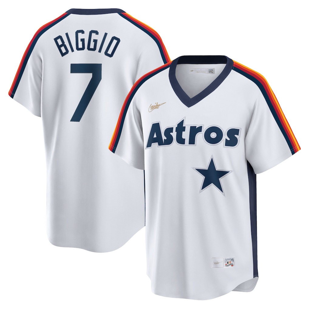 Craig Biggio Houston Astros Nike Home Cooperstown Collection Logo Player Jersey - White-1 Craig Biggio Houston Astros Nike Home Cooperstown Collection Logo Player Jersey - White-1