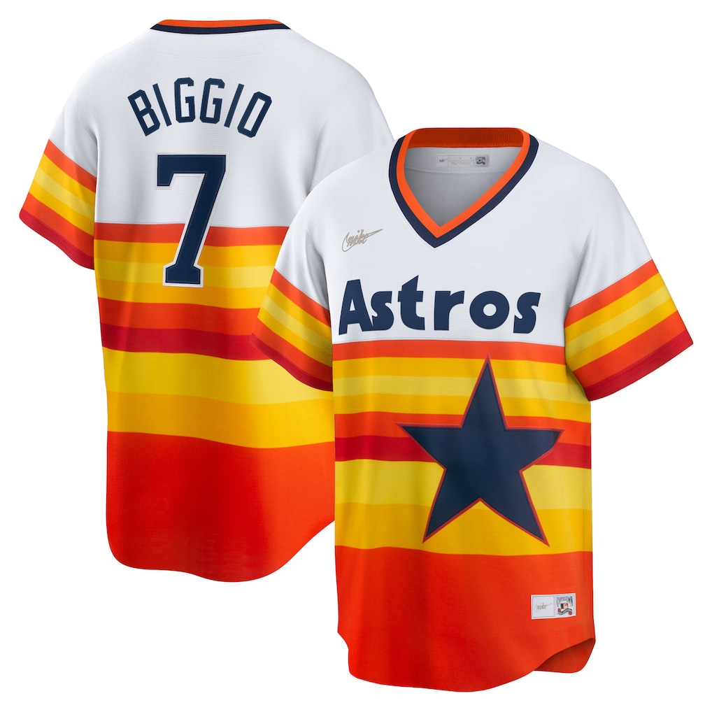 Craig Biggio Houston Astros Nike Home Cooperstown Collection Player Jersey - White-1 Craig Biggio Houston Astros Nike Home Cooperstown Collection Player Jersey - White-1