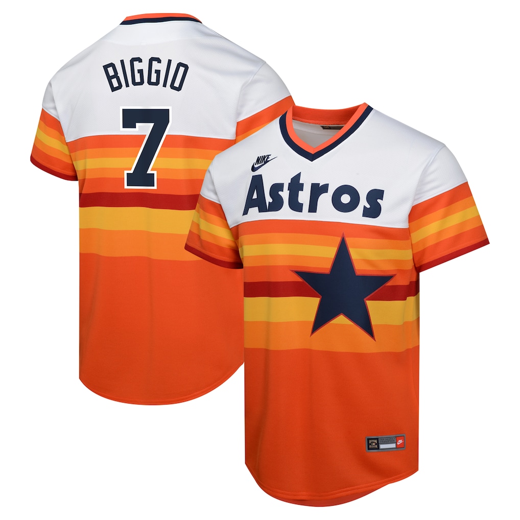 Craig Biggio Houston Astros Nike Youth Cooperstown Collection Limited Player Jersey - White-1