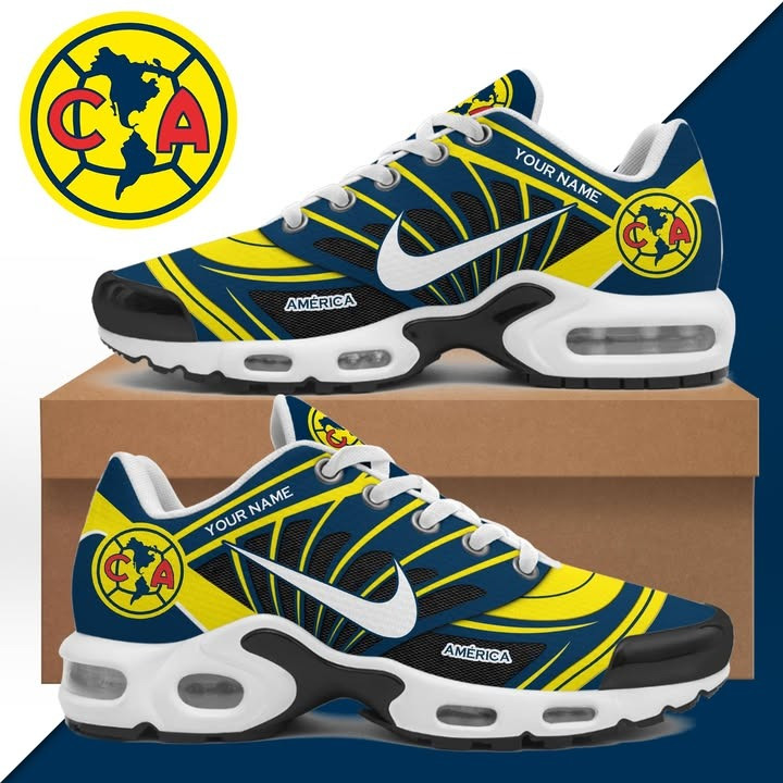 Custom Club America Mexican Football Club Air Max Shoes Merchandise Sport Shoes Fan Gifts-1 Custom Club America Mexican Football Club Air Max Shoes Merchandise Sport Shoes Fan Gifts-1