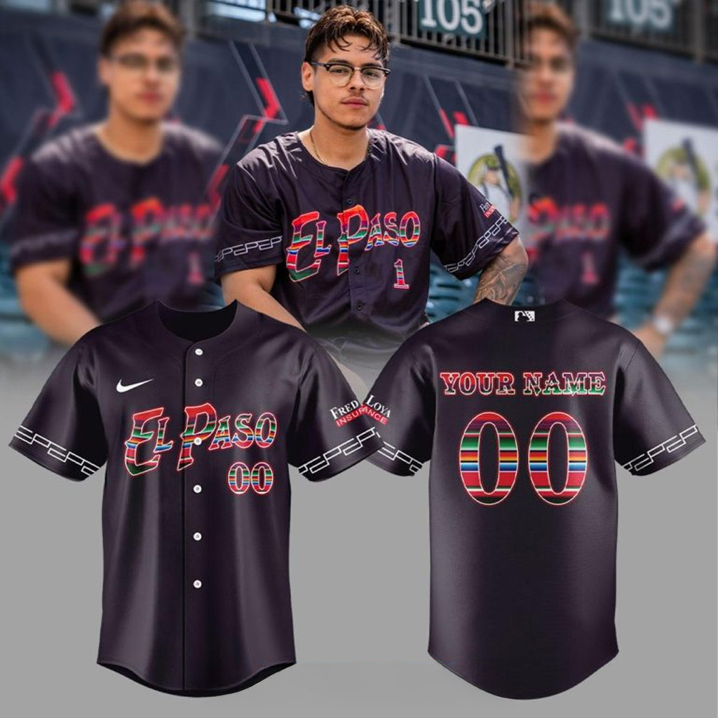 Custom El Paso Chihuahuas Sarape 2025 Jersey El Paso Chihuahuas Merch Gift For Baseball Fan-1