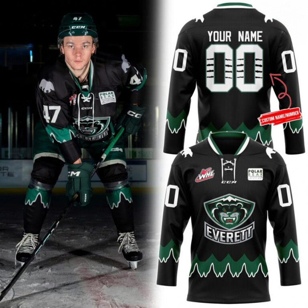Custom Everett Silvertips Nightmare New 2025 Hockey Jersey Silvertips Merch Gifts For Hockey Fan-1