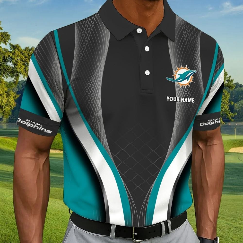 Custom Miami Dolphins Golf Polo Shirt Miami Dolphins Football Merch Unique Gifts For Men-1 Custom Miami Dolphins Golf Polo Shirt Miami Dolphins Football Merch Unique Gifts For Men-1