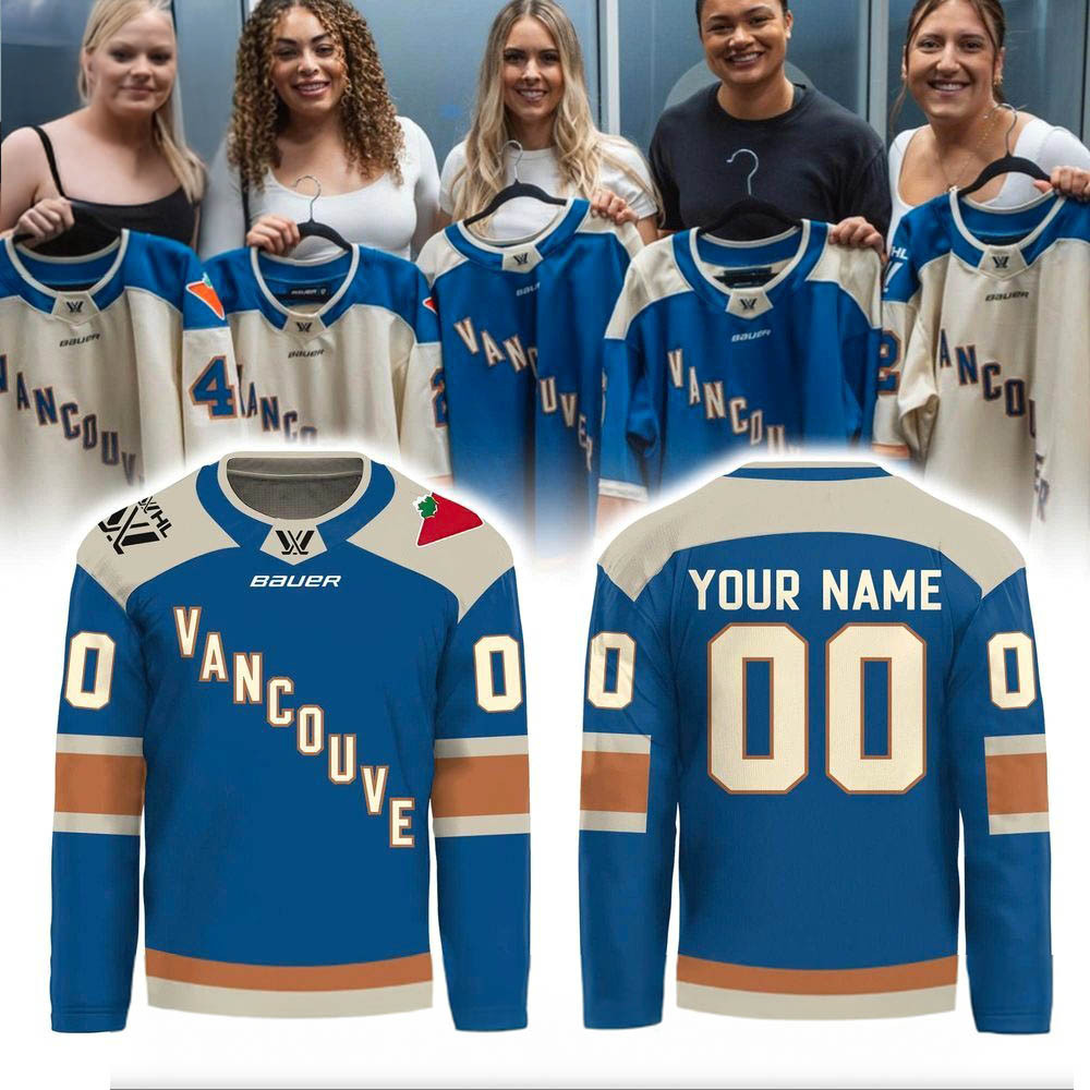 Custom Vancouver Goldeneyes Bauer Jersey PWHL Merch Goldeneyes Lovers Gifts For Hockey Fans-1