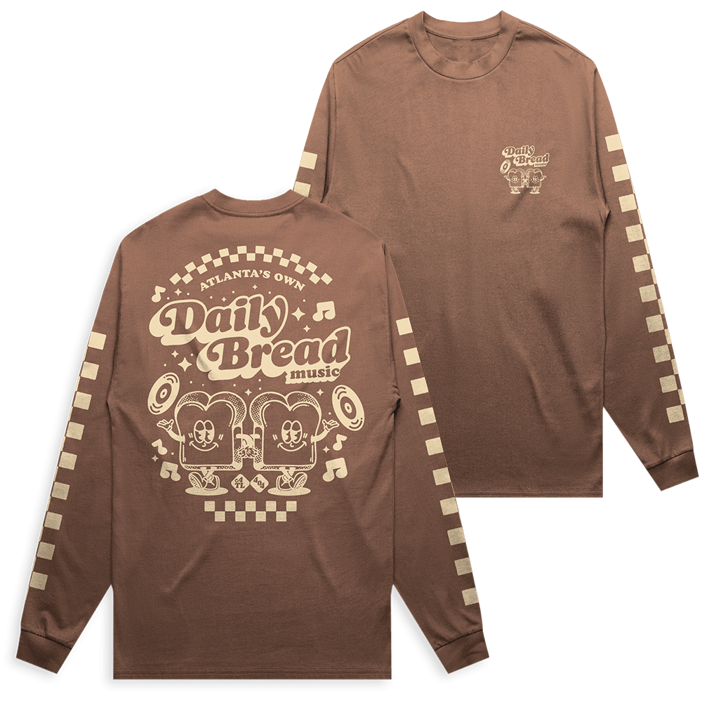Daily Bread Merch Better Together Brown Long Sleeve Shirt Father's Day Presents For Husband-1