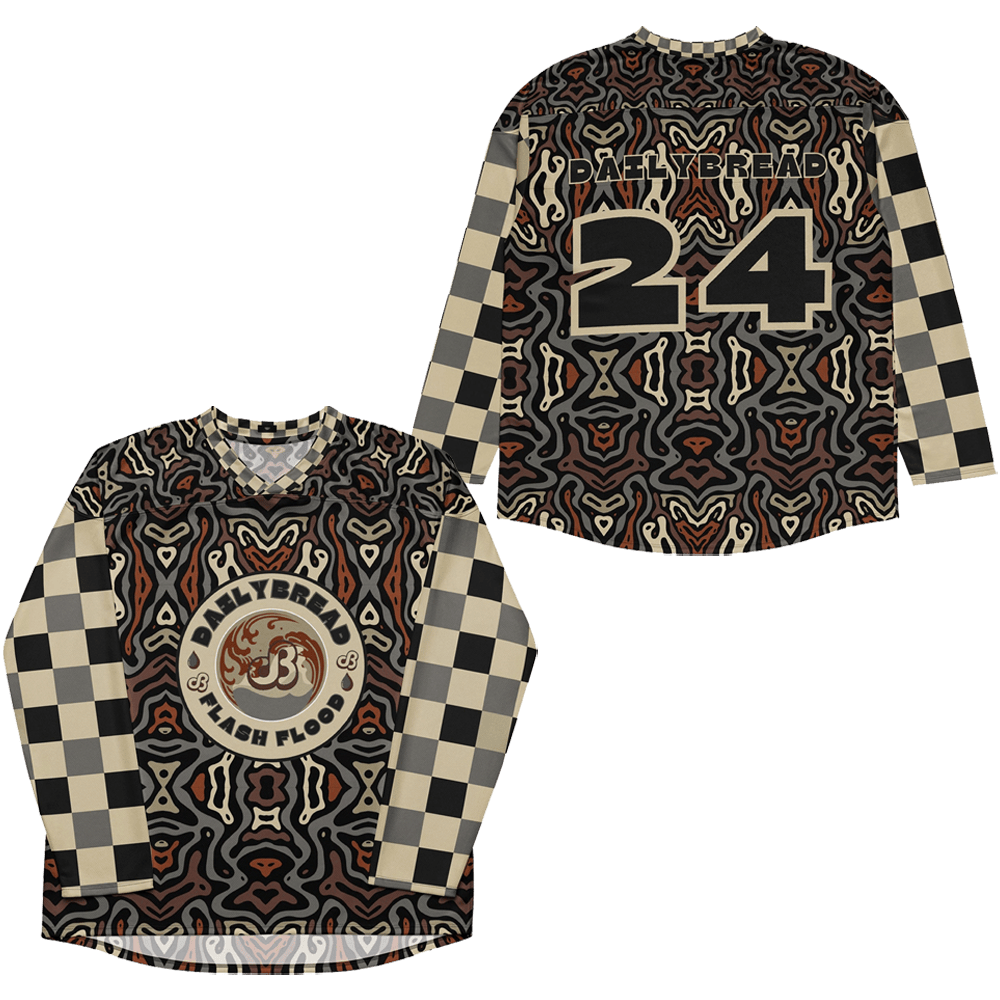 Daily Bread Merch Daily Bread Flash Flood Tour EDM Hockey Jersey Father's Day Gifts For Husband-1 Daily Bread Merch Daily Bread Flash Flood Tour EDM Hockey Jersey Father's Day Gifts For Husband-1