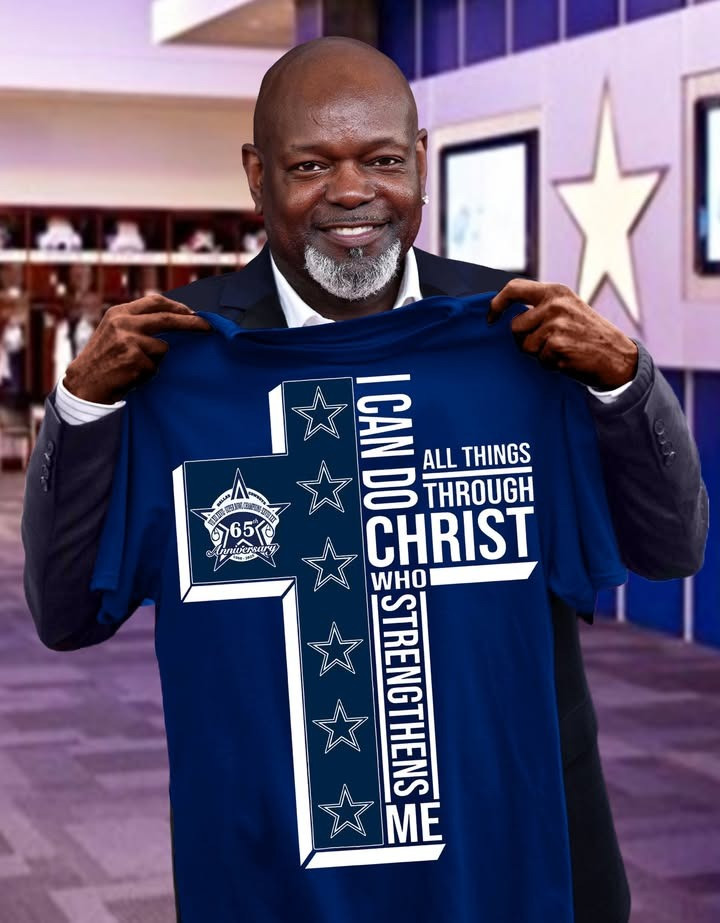 Dallas Cowboys 65Th Anniversary 1960-2025 Faith T-Shirt I Can Do All Things Through Christ-1