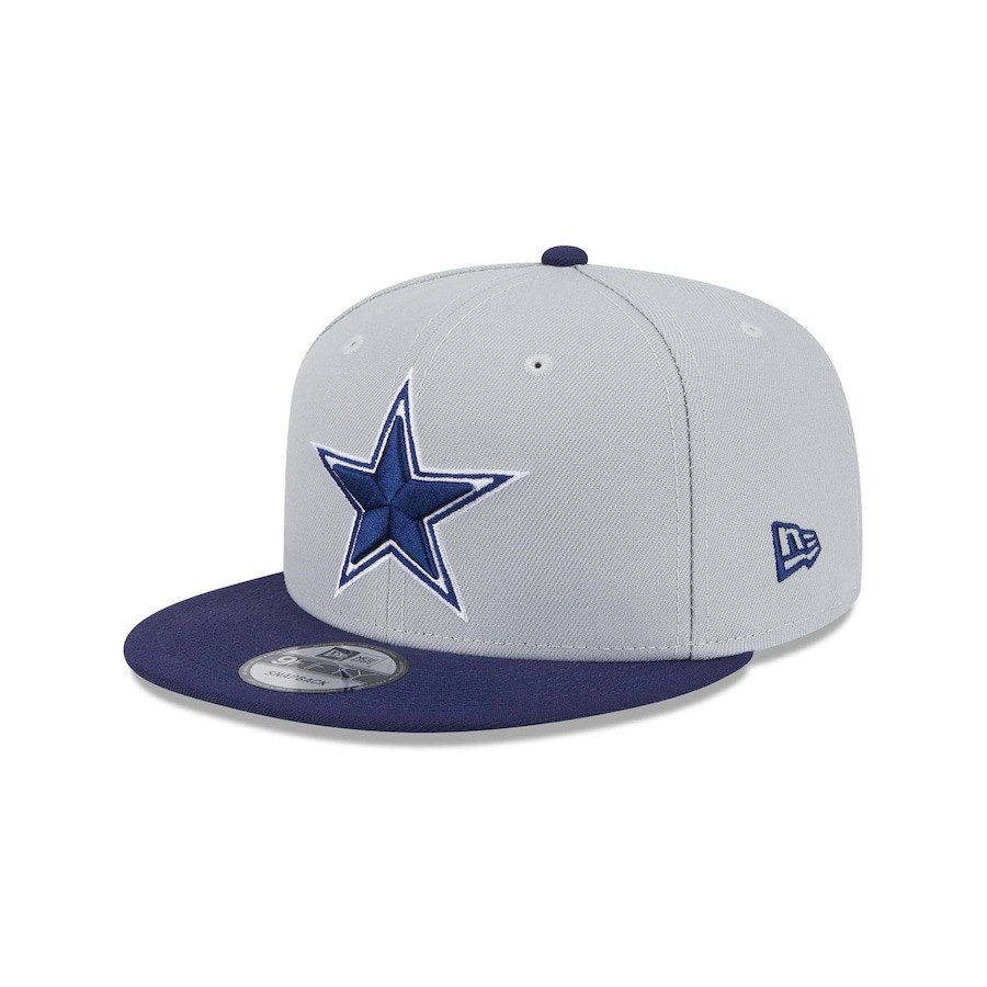 Dallas Cowboys Hat New Era Dallas Cowboys Two-Tone 9FIFTY Fitted Snapback Hat Fan Gifts-1