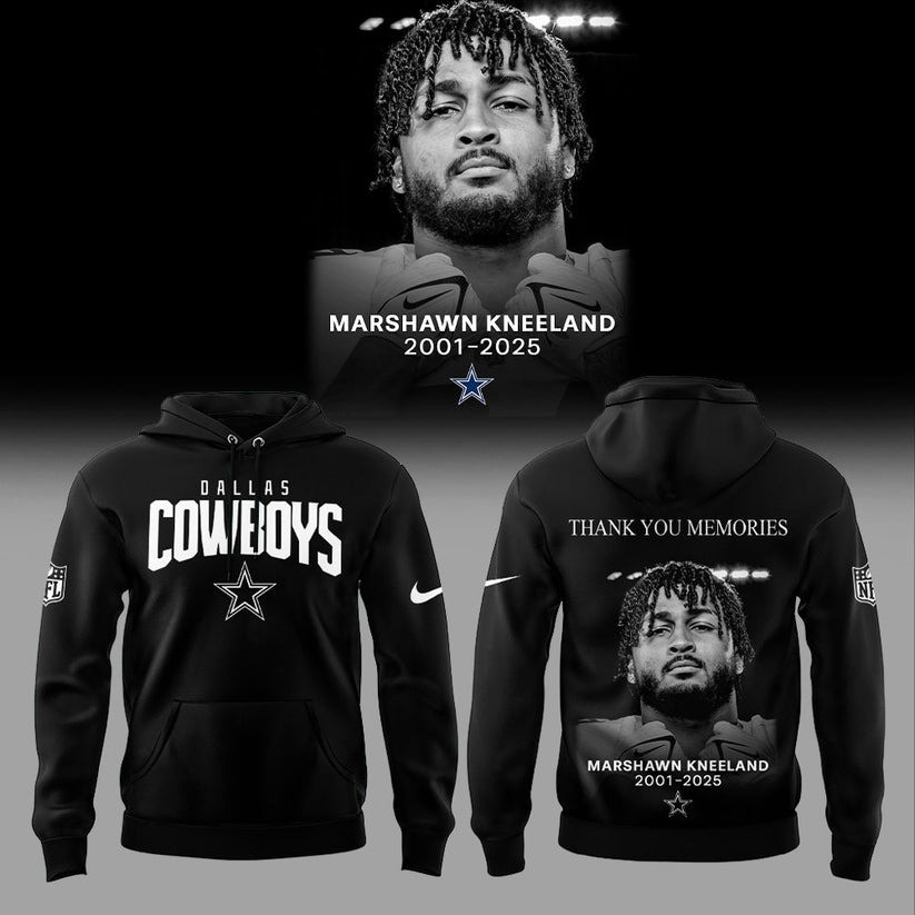 Dallas Cowboys Marshawn Kneeland Hoodie Thank You Memories 2025 Gifts For Him-1