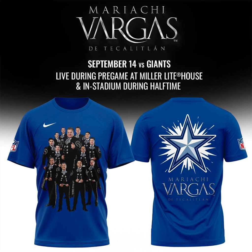 Dallas Cowboys X Mariachi Vargas T-Shirt Dallas Cowboys Merch Football Fan Gift Ideas-1 Dallas Cowboys X Mariachi Vargas T-Shirt Dallas Cowboys Merch Football Fan Gift Ideas-1