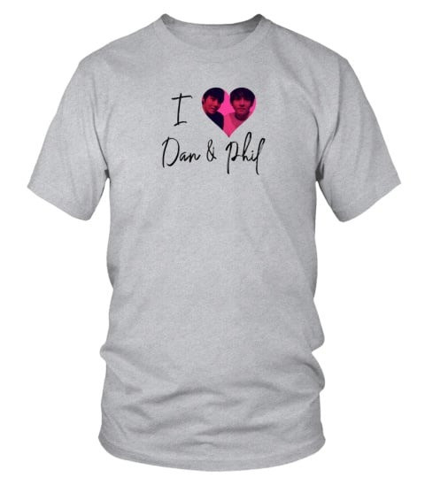 Dan And Phil Merch Tour I Love Dan And Phil T-Shirt Games Merchandise Fan Gifts-1