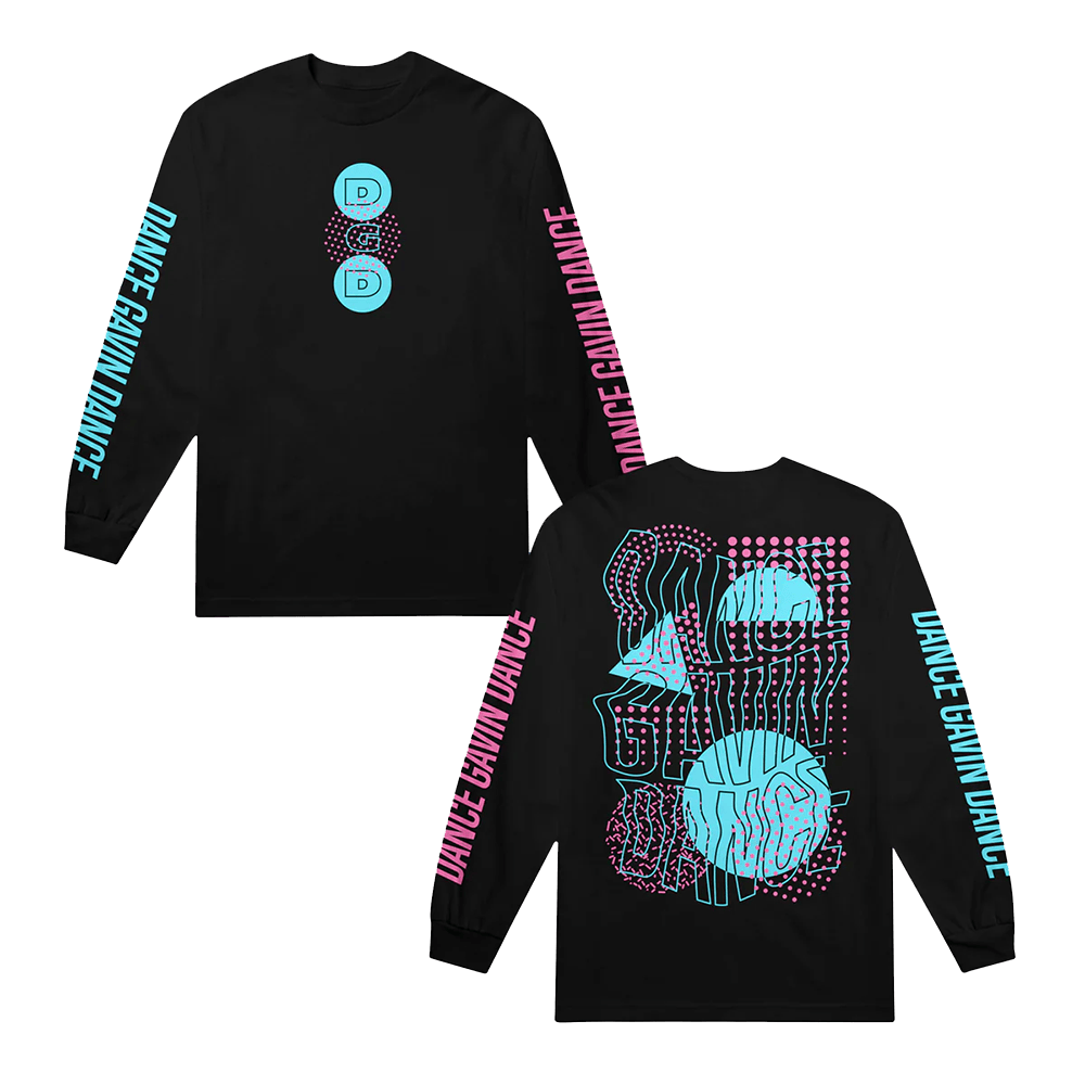 Dance Gavin Dance Merch DGD Abstract Long Sleeve T-Shirt Gifts For Rock Band Fans Gifts For BFF-1