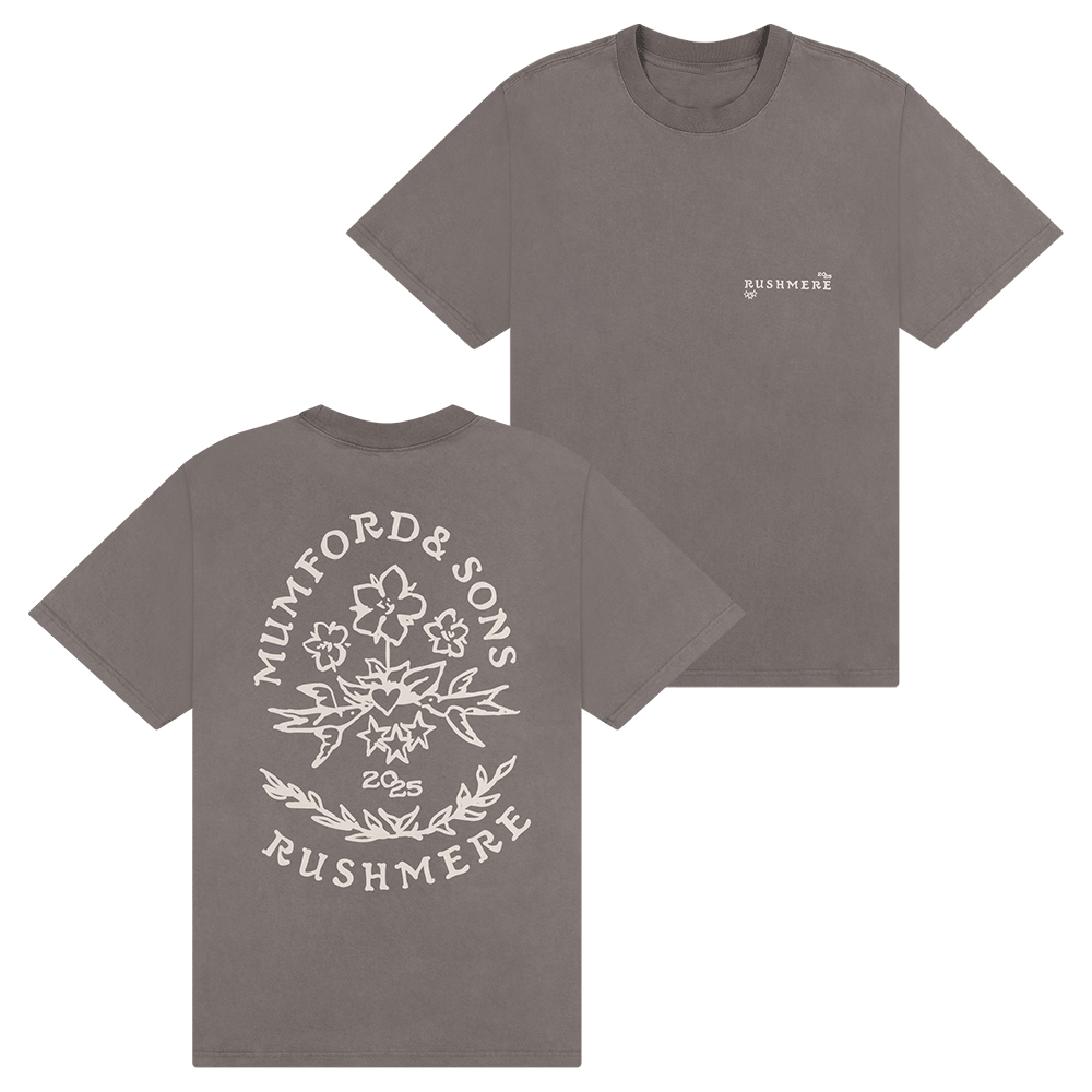 Dark Grey Rushmere Shirt Mumford And Sons Merch Gift for Music Fans Band Shirt Gifts For BFF-1