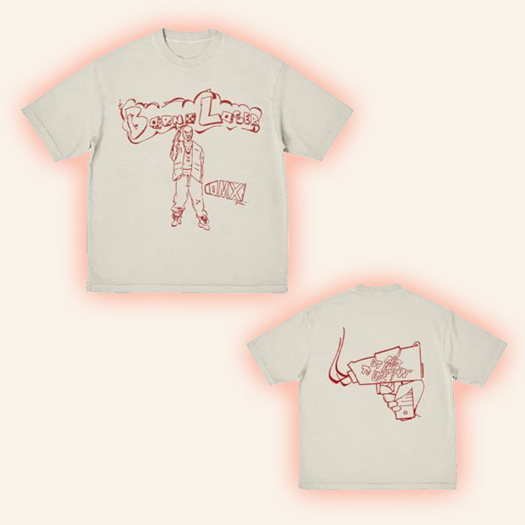 DarkManX Merch Born Loser T-Shirt Best Gifts For Husband-1