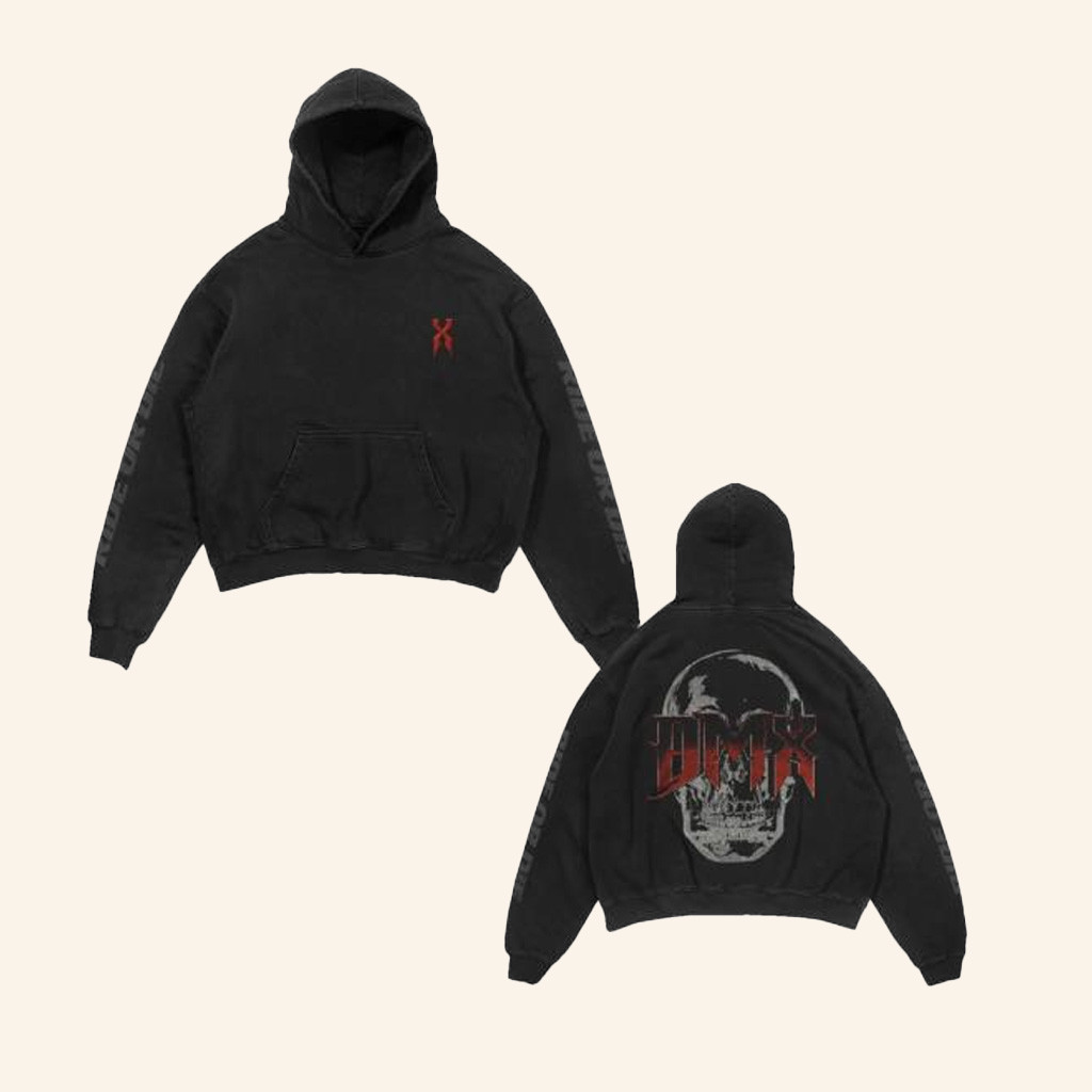 DarkManX Merch Ride Or Die Skull Hoodie Best Gifts For Boyfriend-1