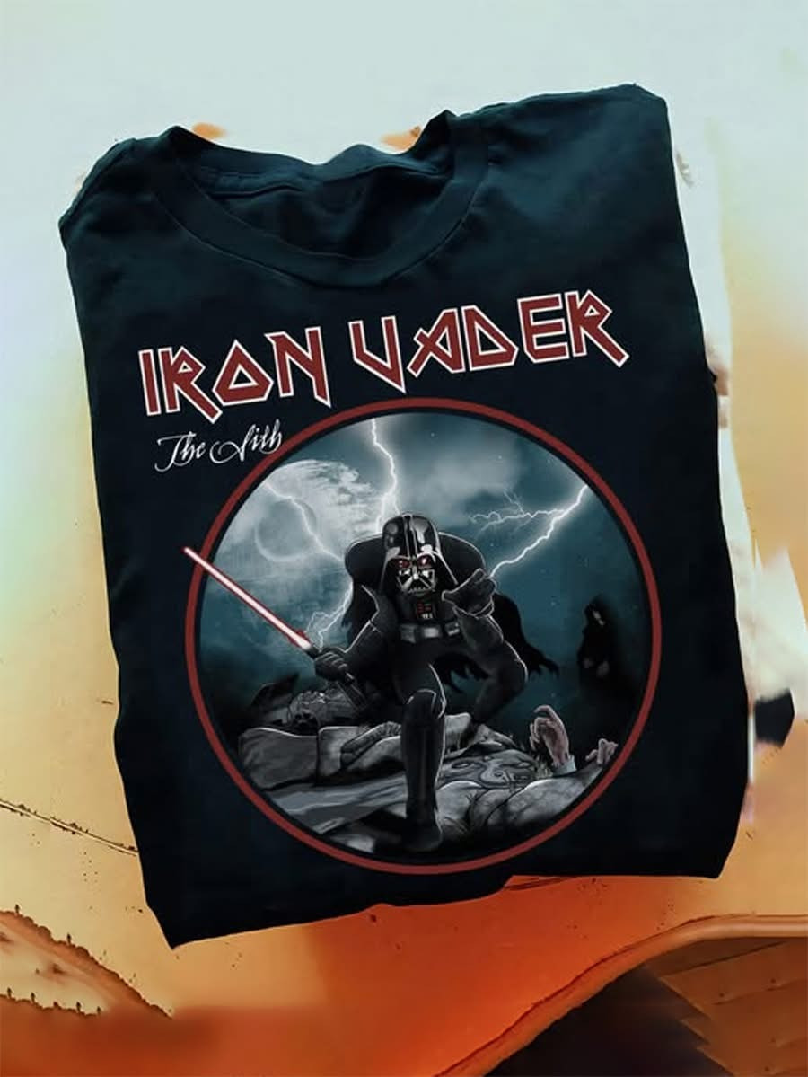 Darth Vader Iron Vader V2 Star Wars T-Shirt Gifts For Star Wars Fans Father's Day Ideas-1 Darth Vader Iron Vader V2 Star Wars T-Shirt Gifts For Star Wars Fans Father's Day Ideas-1