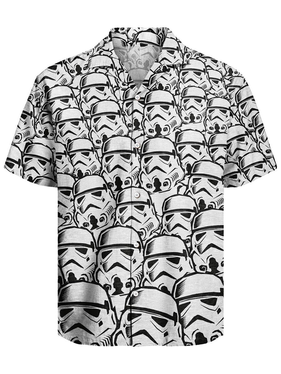 Darth Vader Star Wars Hawaiian Shirt Button Up Aloha Shirt Unique Star Wars Gifts-1