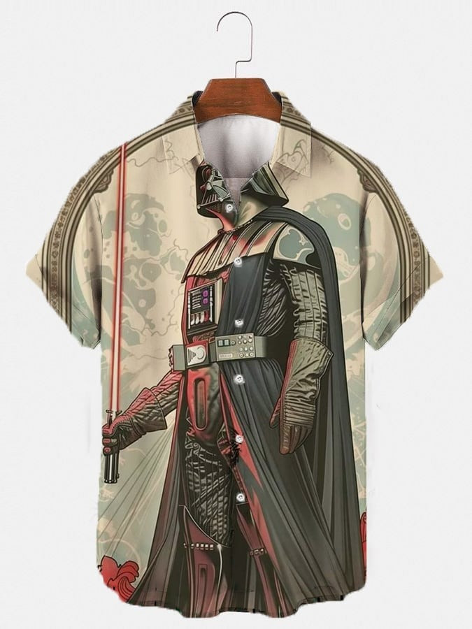 Darth Vader Star Wars Hawaiian Shirt Fan Merch Star Wars Father's Day Gifts For Him-1