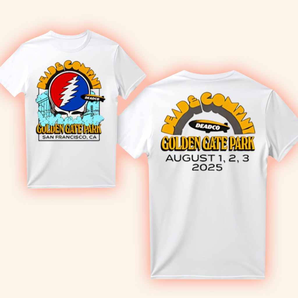 Dead And Company Golden Gate Park August 2025 Shirt Dead And Company Merch Gifts For Her-1