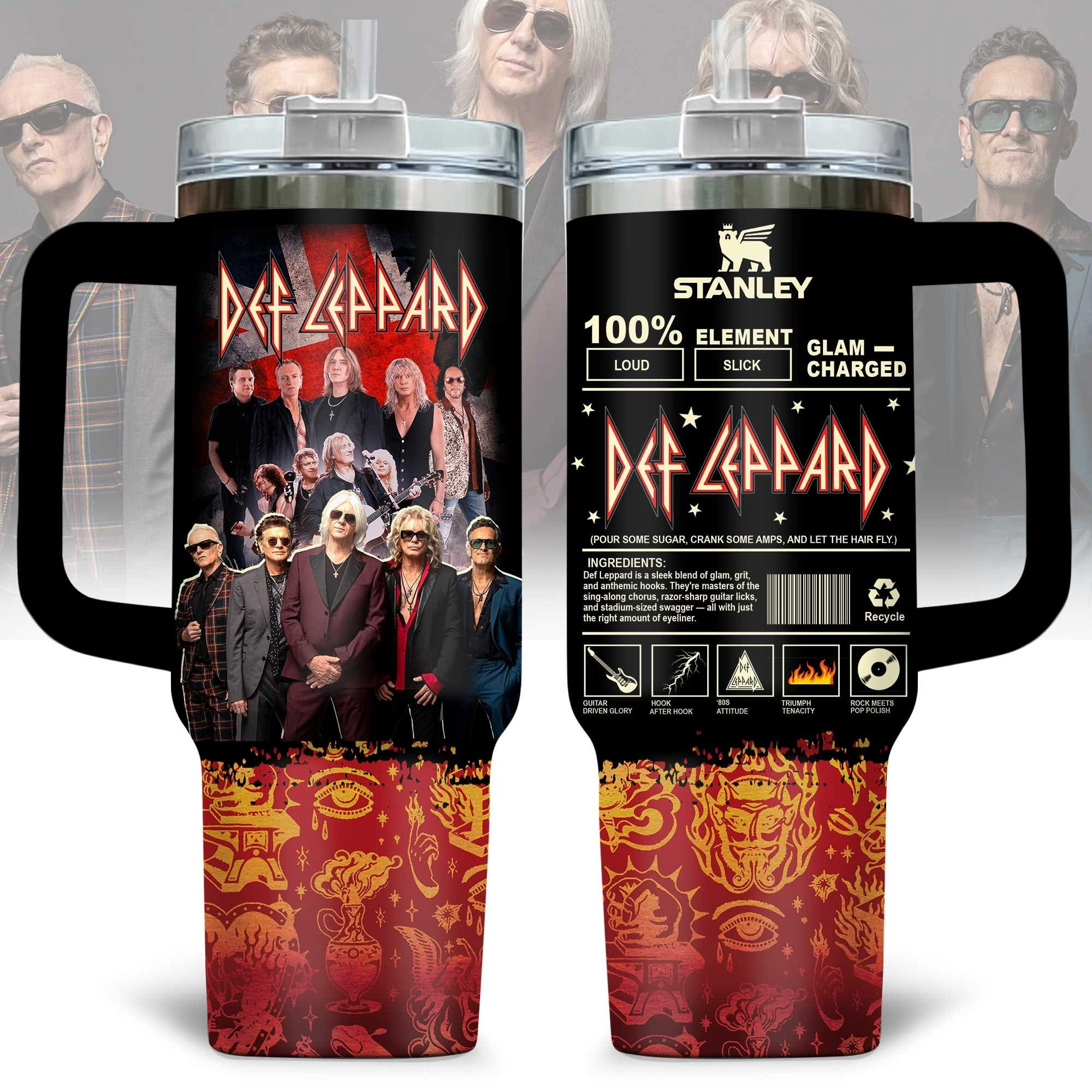 Def Leppard Tumbler Merchandise Def Leppard Fan Merch Items Gifts For Fans-1
