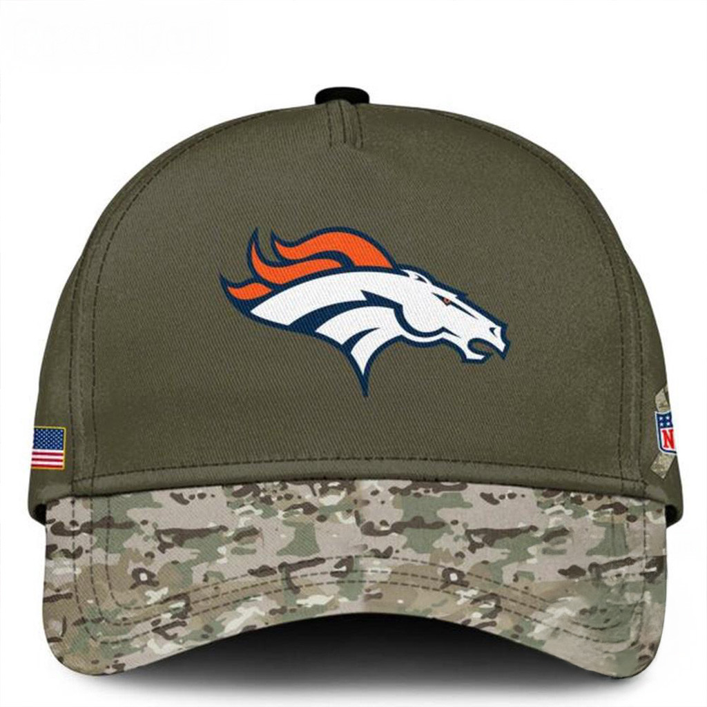 Denver Broncos 2025 NFL Veteran Birthday Baseball Hat Broncos Merch Christmas Gift Ideas For Dad-1
