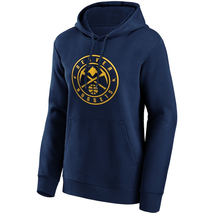 Denver Nuggets Mono Logo Hoodie Fan Merch Best Gifts For Basketball Lovers Ideas For Dad-1
