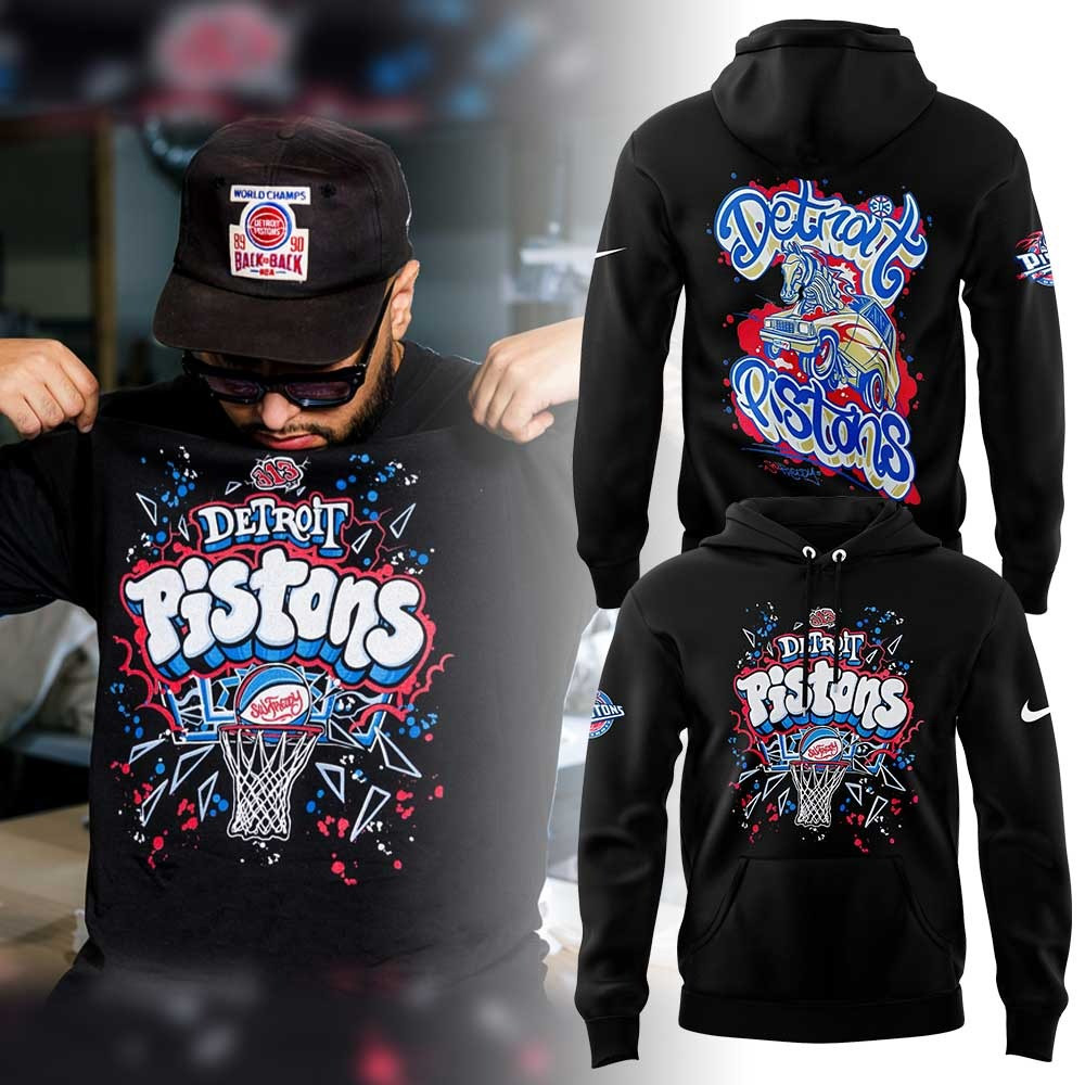 Detroit Pistons 313 Collection Hoodie Basketball Lover Merch Best Gifts For Fans-1