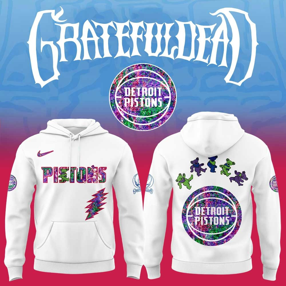 Detroit Pistons Grateful Dead Night Hoodie Basketball Gifts For Detroit Pistons Fans-1