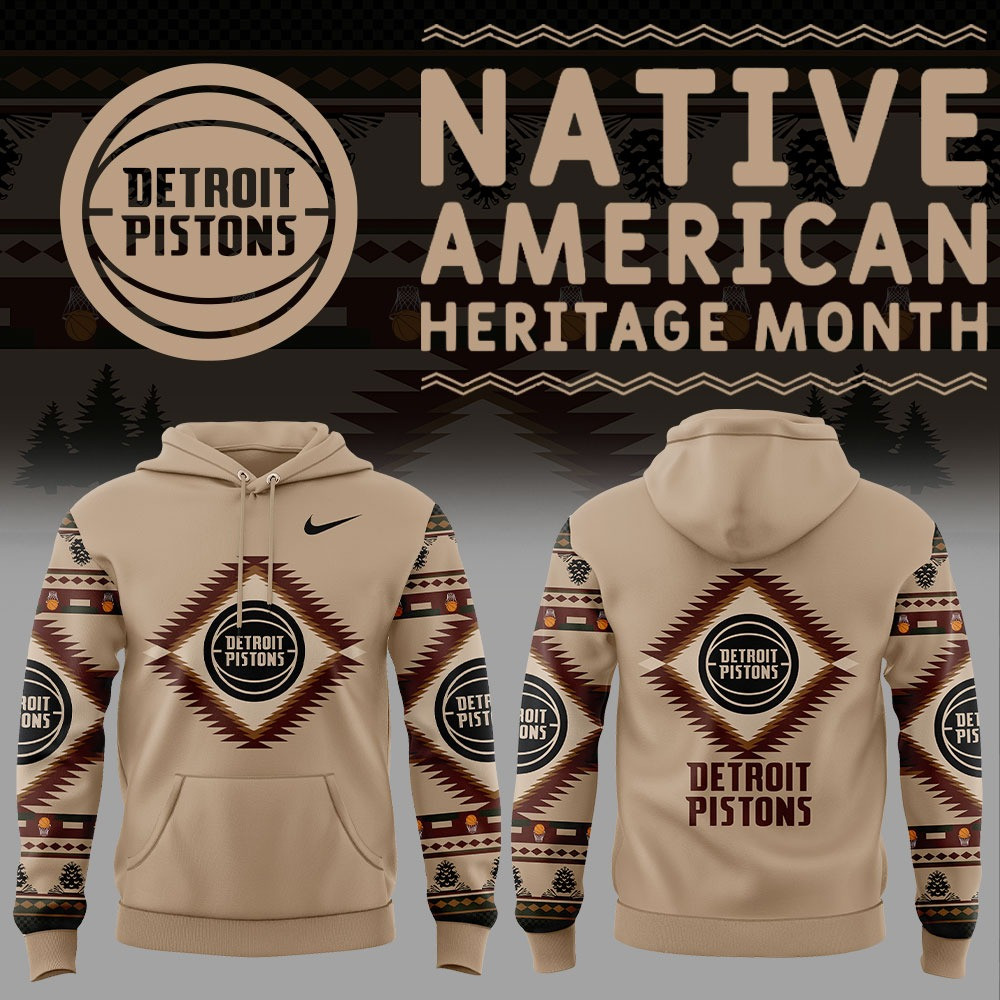 Detroit Pistons Native American Heritage Month Hoodie Best Detroit Pistons Fan Gifts-1