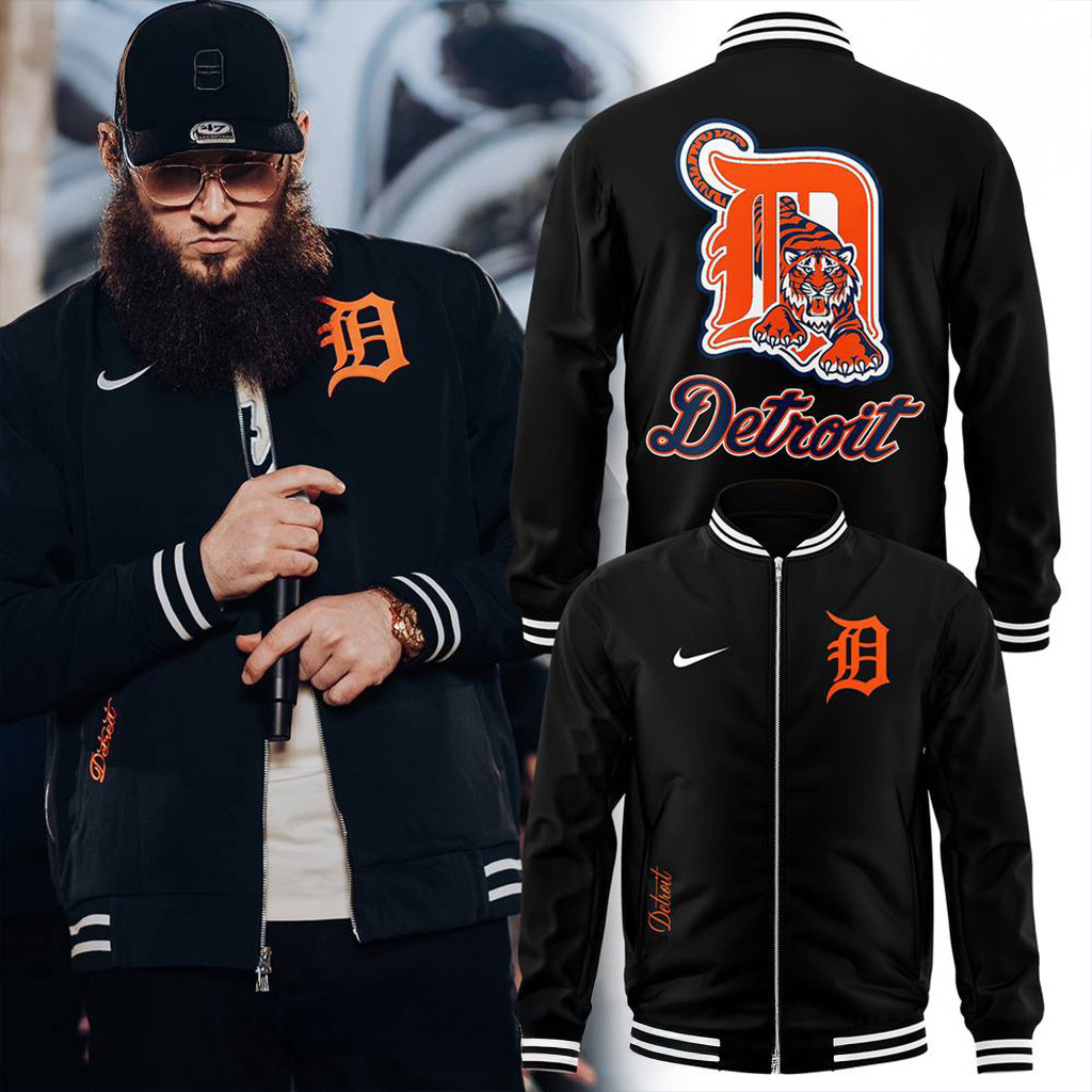 Detroit Tigers Special New Bomber Jacket Tigers Merch Christmas Presents For Boyfriend-1