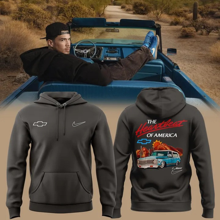 Devin Booker X Chevrolet Hoodie The Heartbeat Of America Nike Chevrolet Max90 Merch Fan Gift-1