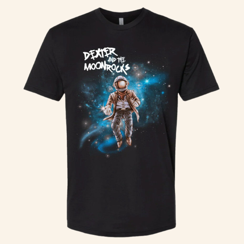 Dexter And The Moonrocks Store Merch Floating Astronaut T Shirt Birthday Gifts For Best Friend-1