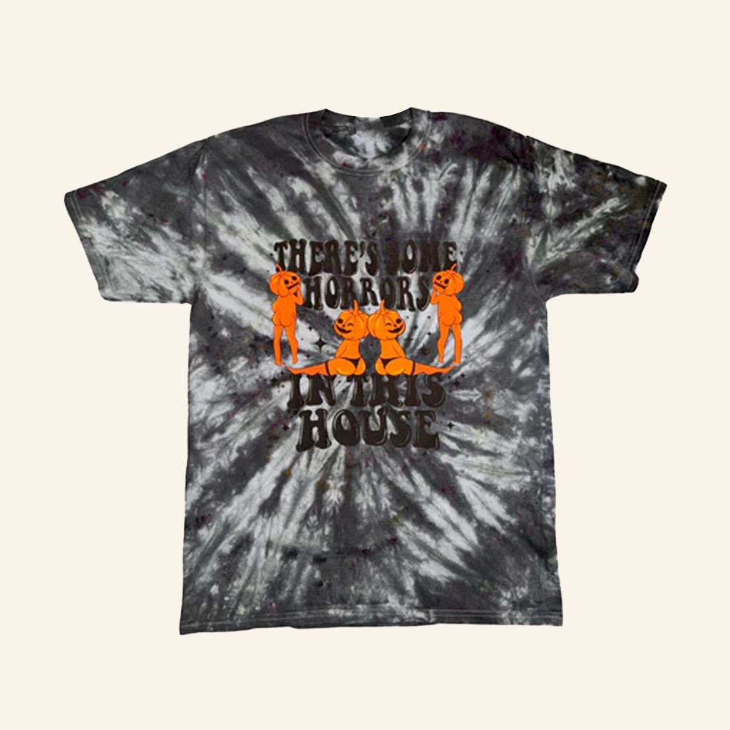Dicey Dyes Merch Horrors In This House T-Shirt Gifts For Boyfriend-1