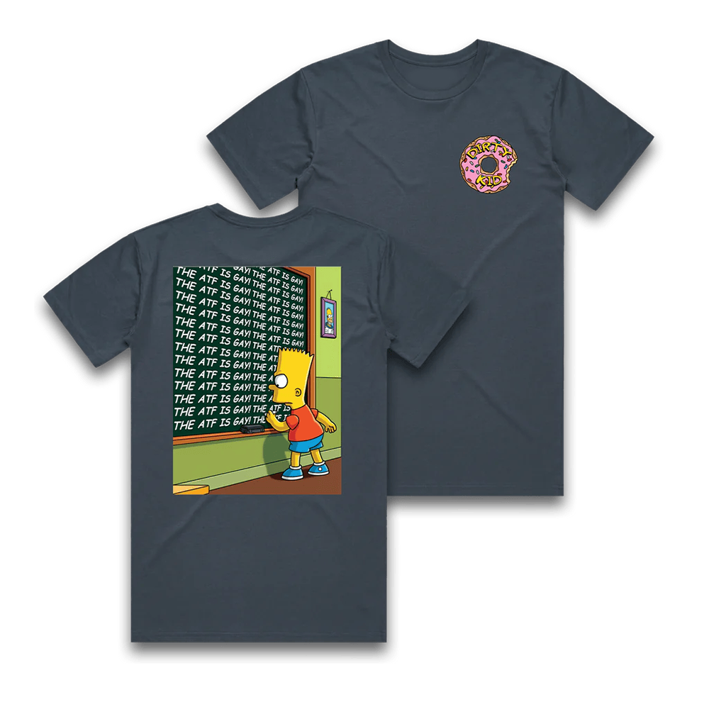 Dirty Kid Merch Atf Is Gay The Simpsons T-Shirt Dirty Kid Apparel Fan Gift Ideas-1