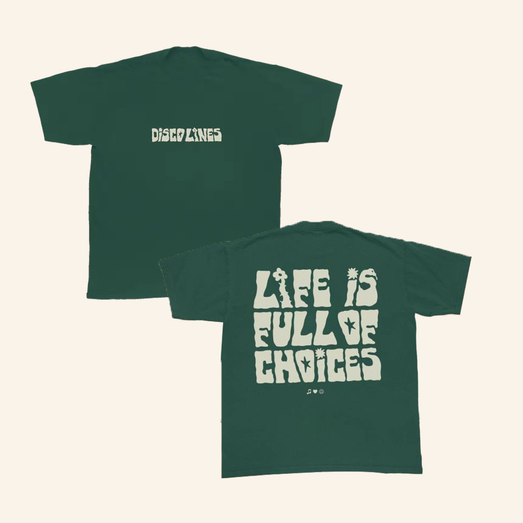 Disco Disco Disco Merch Disco Lines Stacked Tea T-Shirt Gift For Fans-1