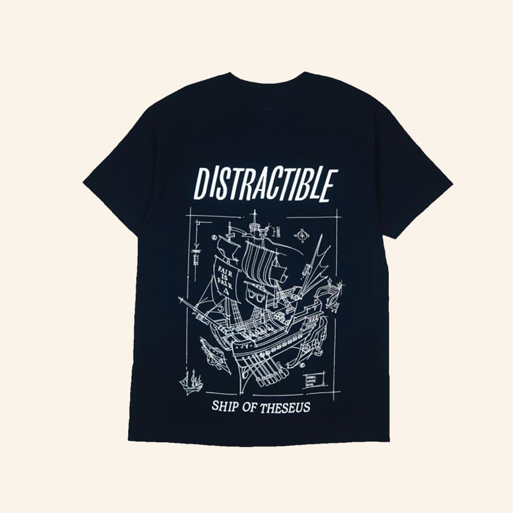 Distractible Merch Ship Of Teeseus Shirt Birthday Gift Ideas For Him-1