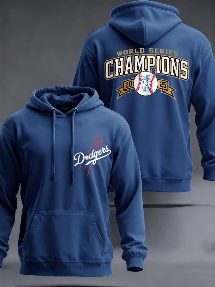 Dodgers Back To Back World Series Champs Hoodie World Series Champions 2025 Best Fan Apparel-1