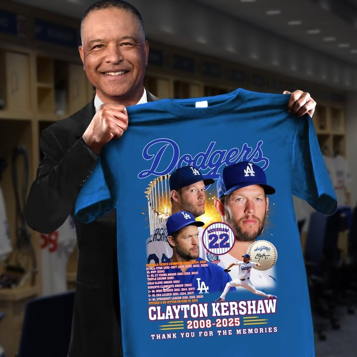 Dodgers Championship T-Shirt Dodgers Clayton Kershaw 2008 2025 Shirts Present For Fan-1 Dodgers Championship T-Shirt Dodgers Clayton Kershaw 2008 2025 Shirts Present For Fan-1