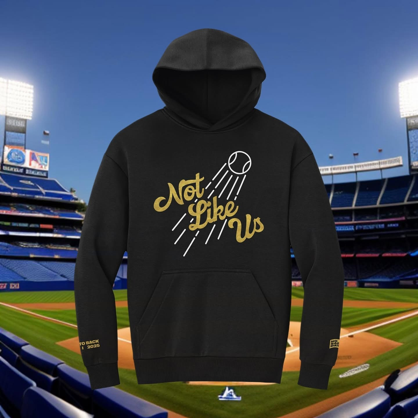 Dodgers Not Like Us World Series Champions 2025 Hoodie Dodgers Back To Back Championship-1