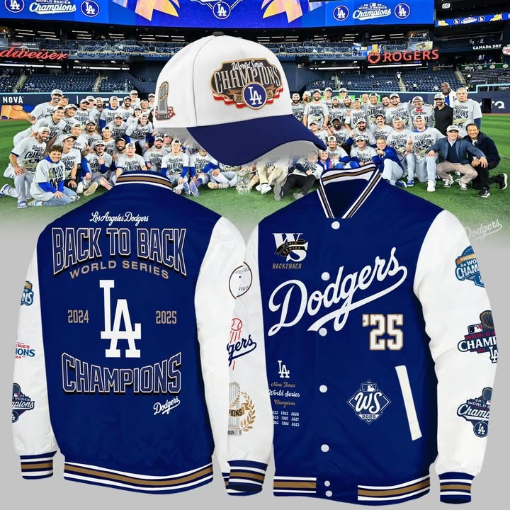 Dodgers World Series Bomber Jacket 2025 Back To Back WS Champions Awesome Present For Fan-1 Dodgers World Series Bomber Jacket 2025 Back To Back WS Champions Awesome Present For Fan-1