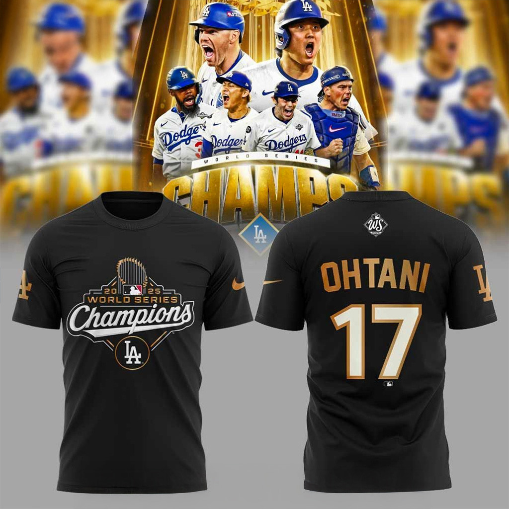 Dodgers x Shohei Ohtani 2025 World Series Champions T-Shirt Dodgers World Series Merch 2025-1