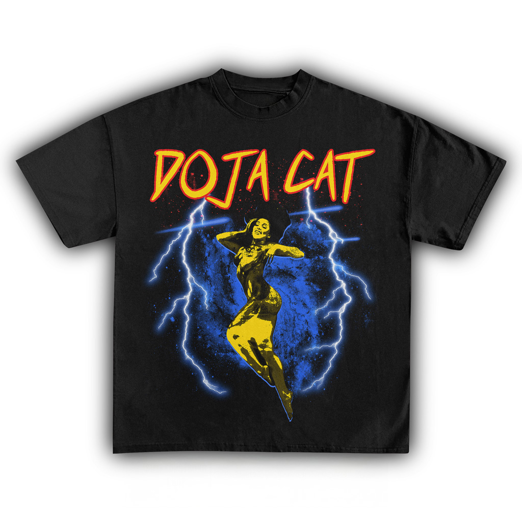 Doja Cat Black T-Shirt Fan Merch Best Gifts For Music Lovers-1