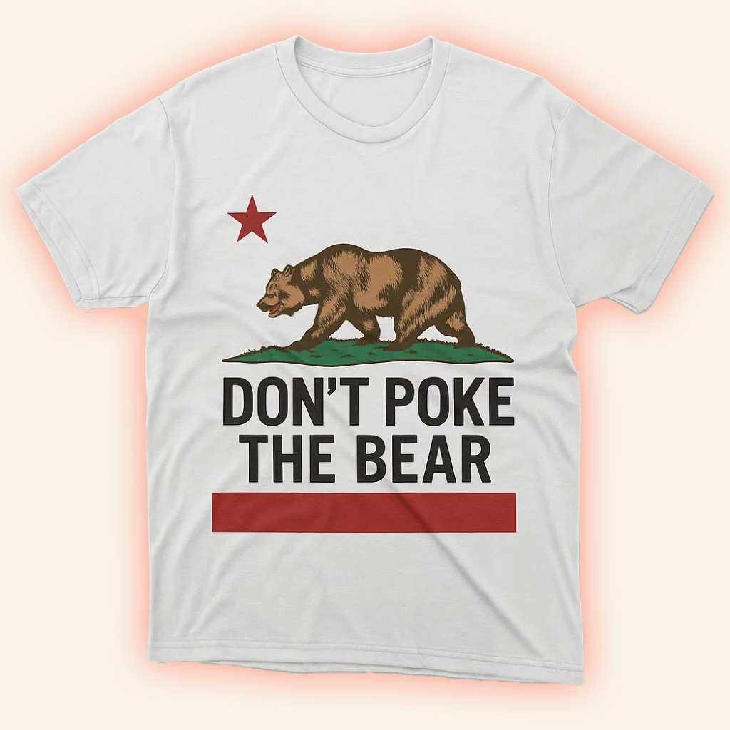 Don't Poke The Bear Shirt Funny Tees Birthday Gift For Dad-1