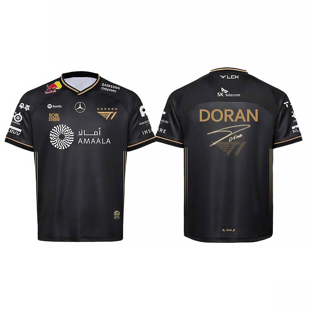 Doran Win the LoL World Championship 2025 Signature Jersey T1 Lovers Esport Clothing Gifts-1